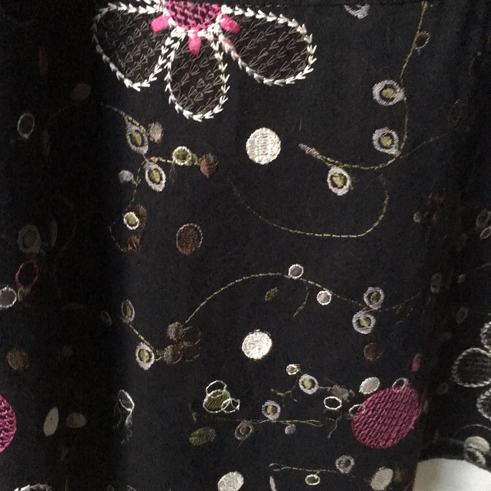 Black cotton French boutique dress